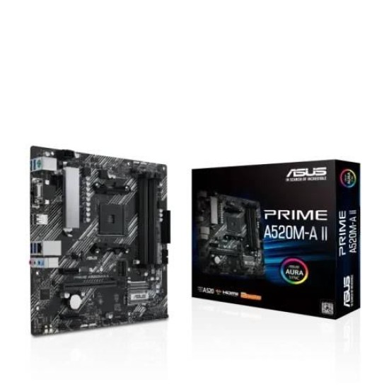 Asus PRIME A520M-A II AM4 micro ATX Motherboard
