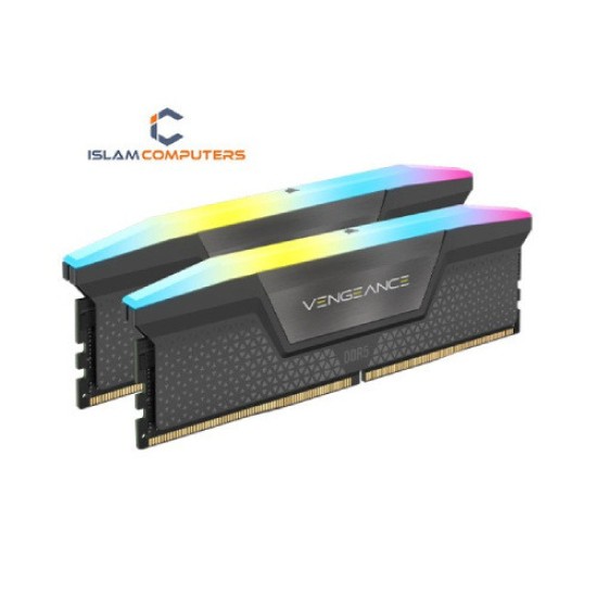 Corsair VENGEANCE RGB 64GB (2x32GB) DDR5 DRAM 6000MT/s CL40 Memory Kit 