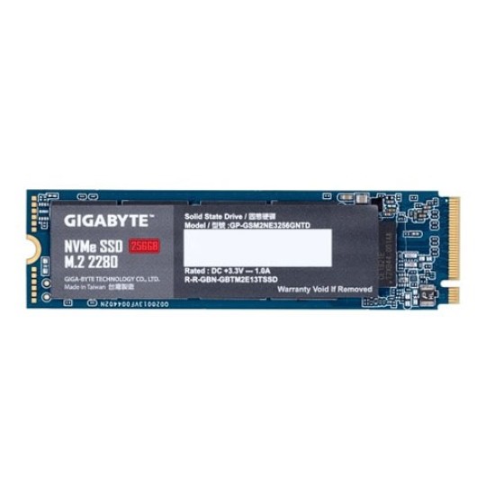 Gigabyte 256GB NVMe M.2 SSD