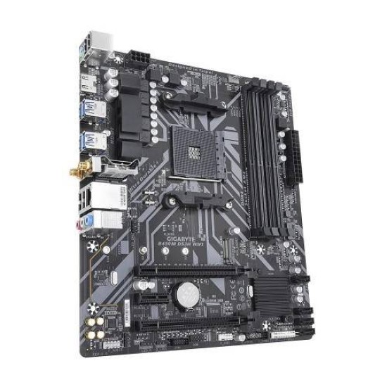 GIGABYTE B450M DS3H WIFI AM4 AMD Micro ATX Motherboard