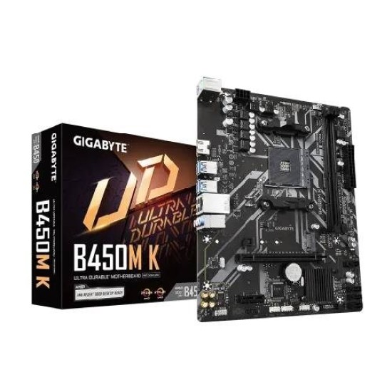 GIGABYTE B450M K AMD AM4 Micro ATX Motherboard