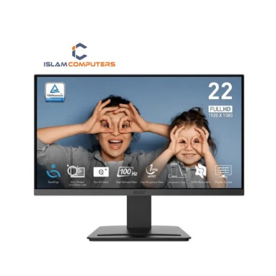 MSI PRO MP223 E2 21.45 Inch100Hz Full HD Business Monitor