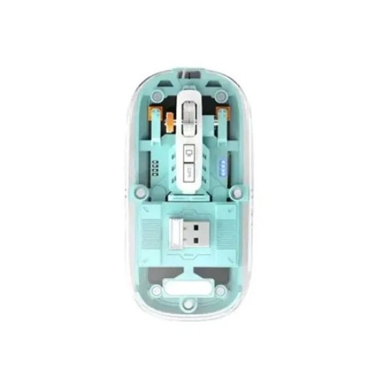 PC Power PGM-P4 WH Transparent Bluetooth Mouse