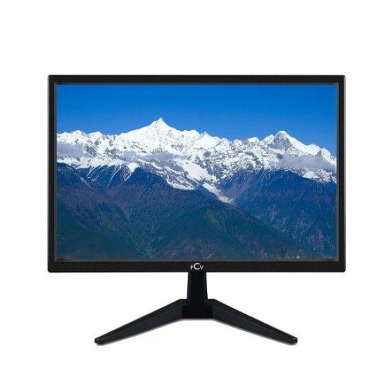 PCV 17 Inch Flat Square Screen Monitor (Black) V17CS