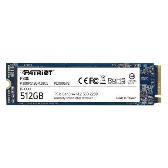 Patriot P300 M.2 PCIe Gen3 x4 512GB SSD