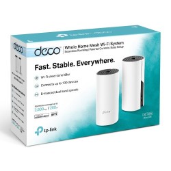 TP-Link Deco M4 AC1200 Dual-Band Mesh Router (2 Pack)